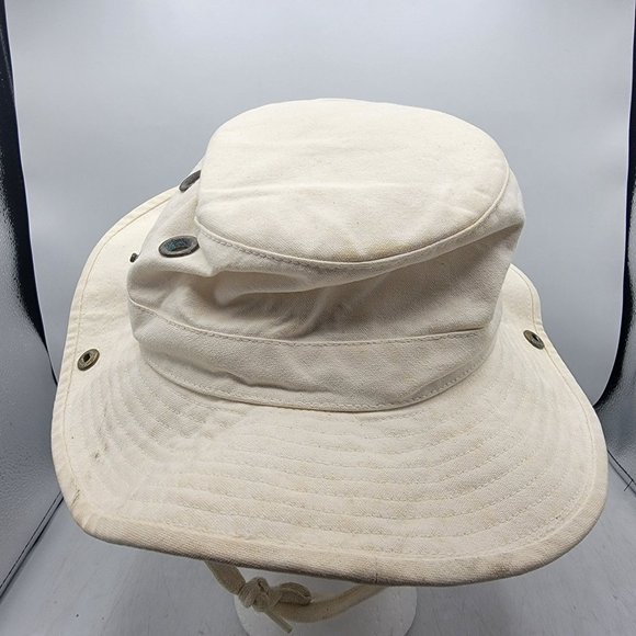 Tilley Endurables Hat Size 7 Beige Breathable Outdoors Camping Hiking - Picture 3 of 12